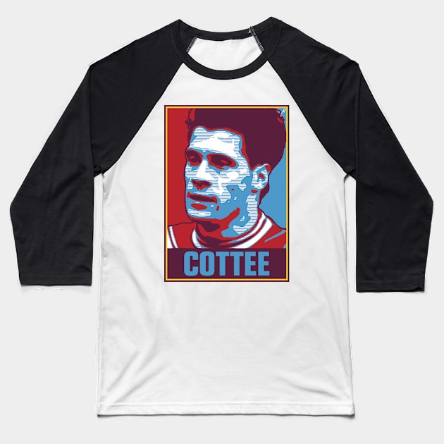 Cottee Baseball T-Shirt by DAFTFISH